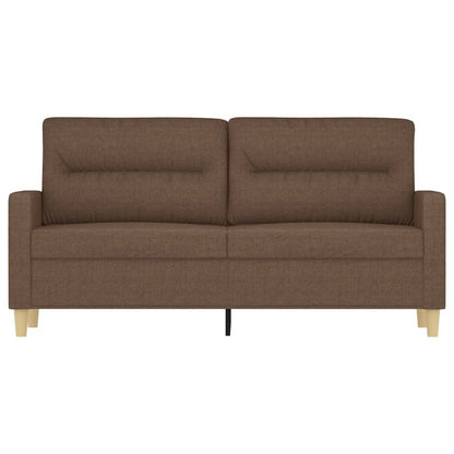Tweezitsbank Stof 140 cm Bruin