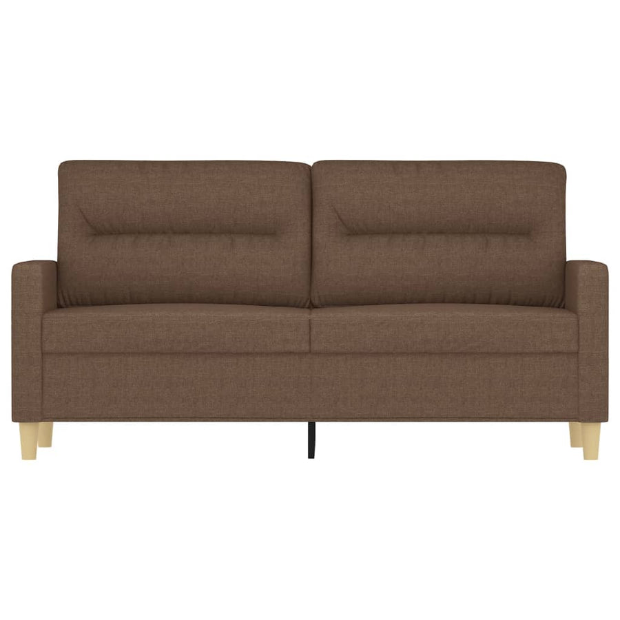Tweezitsbank Stof 140 cm Bruin