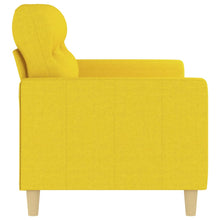 Tweezitsbank Stof 140 cm Lichtgeel