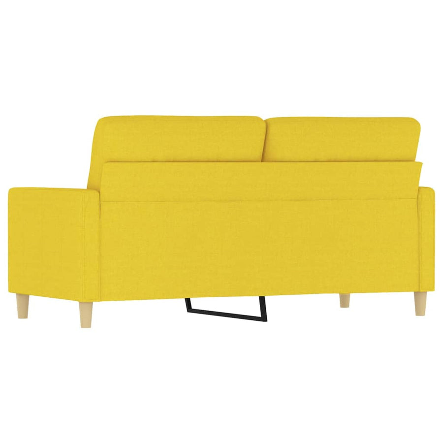 Tweezitsbank Stof 140 cm Lichtgeel