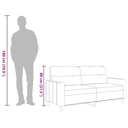 Tweezitsbank Stof 140 cm