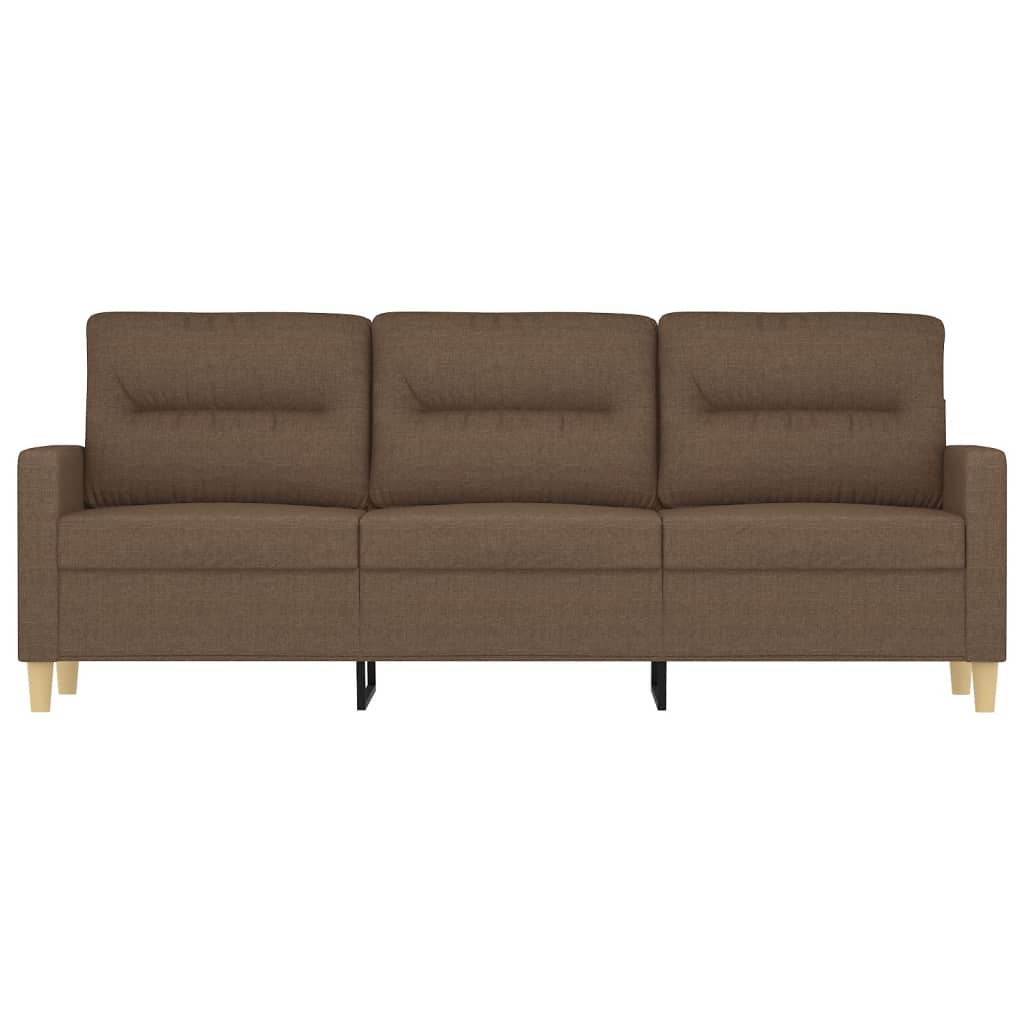 Driezitsbank Stof 180 cm Bruin