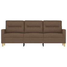 Driezitsbank Stof 180 cm Bruin