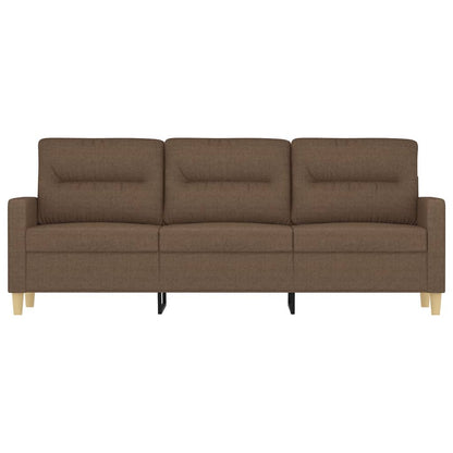 Driezitsbank Stof 180 cm Bruin