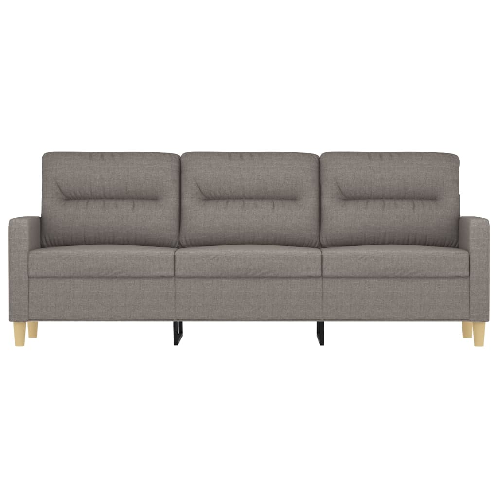 Driezitsbank Stof 180 cm Taupe