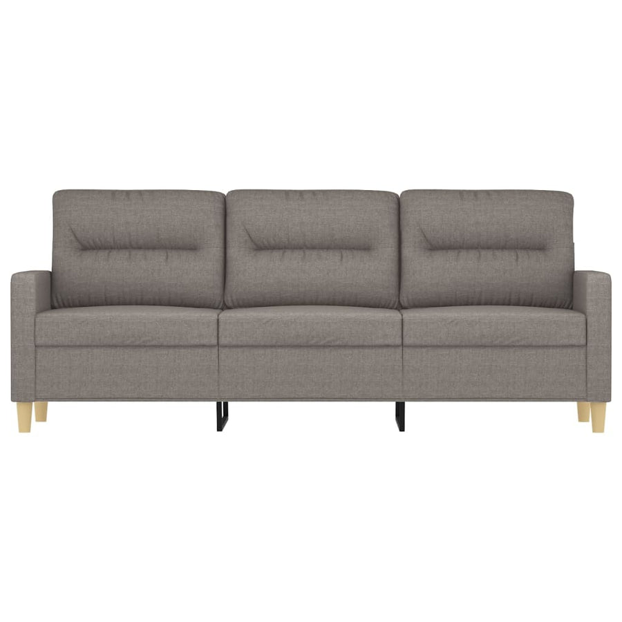 Driezitsbank Stof 180 cm Taupe