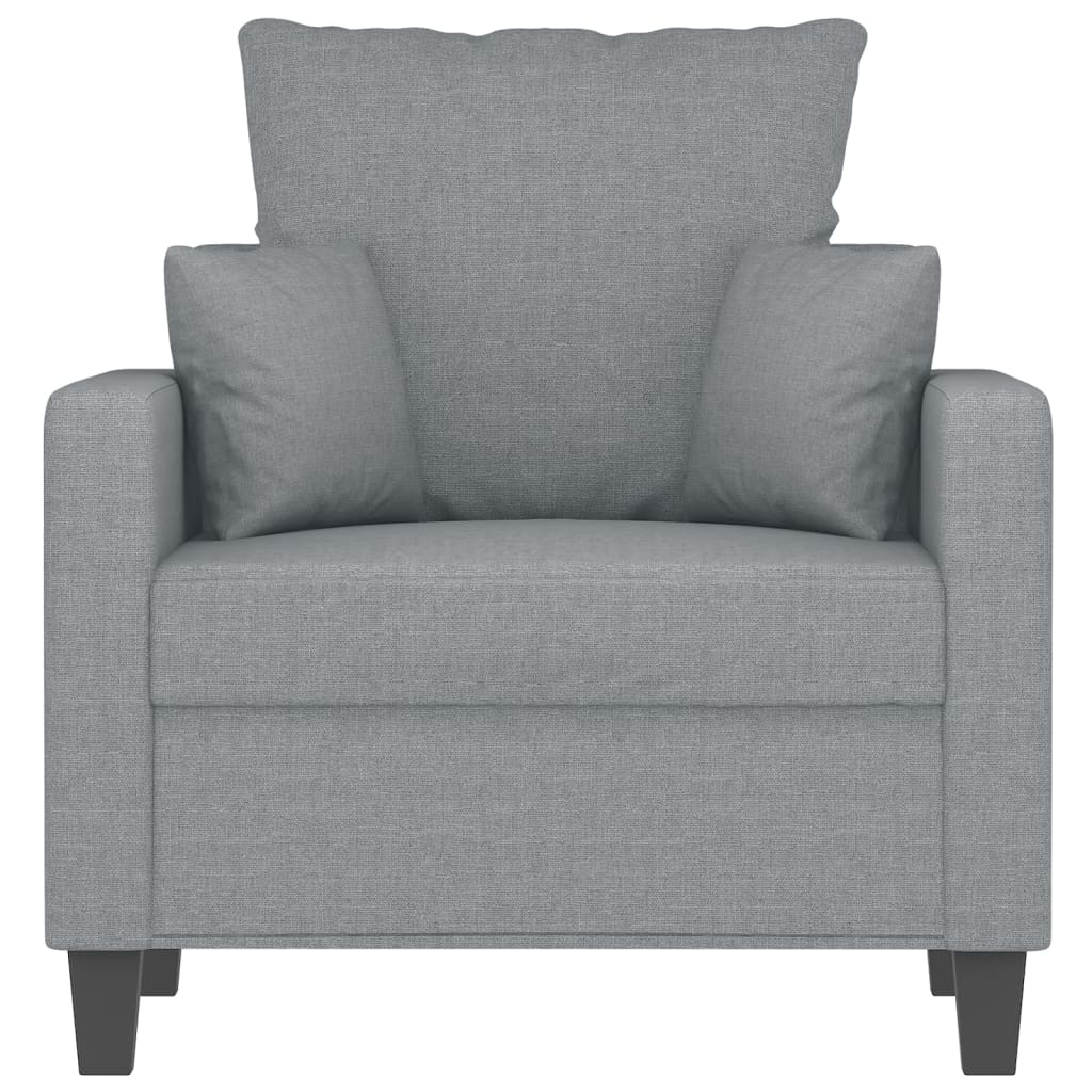 Fauteuil Stof 60 cm Lichtgrijs