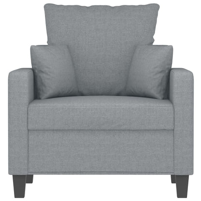 Fauteuil Stof 60 cm Lichtgrijs