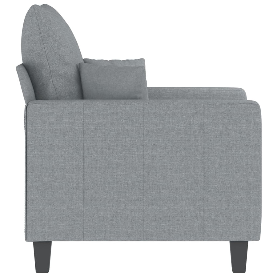 Fauteuil Stof 60 cm Lichtgrijs