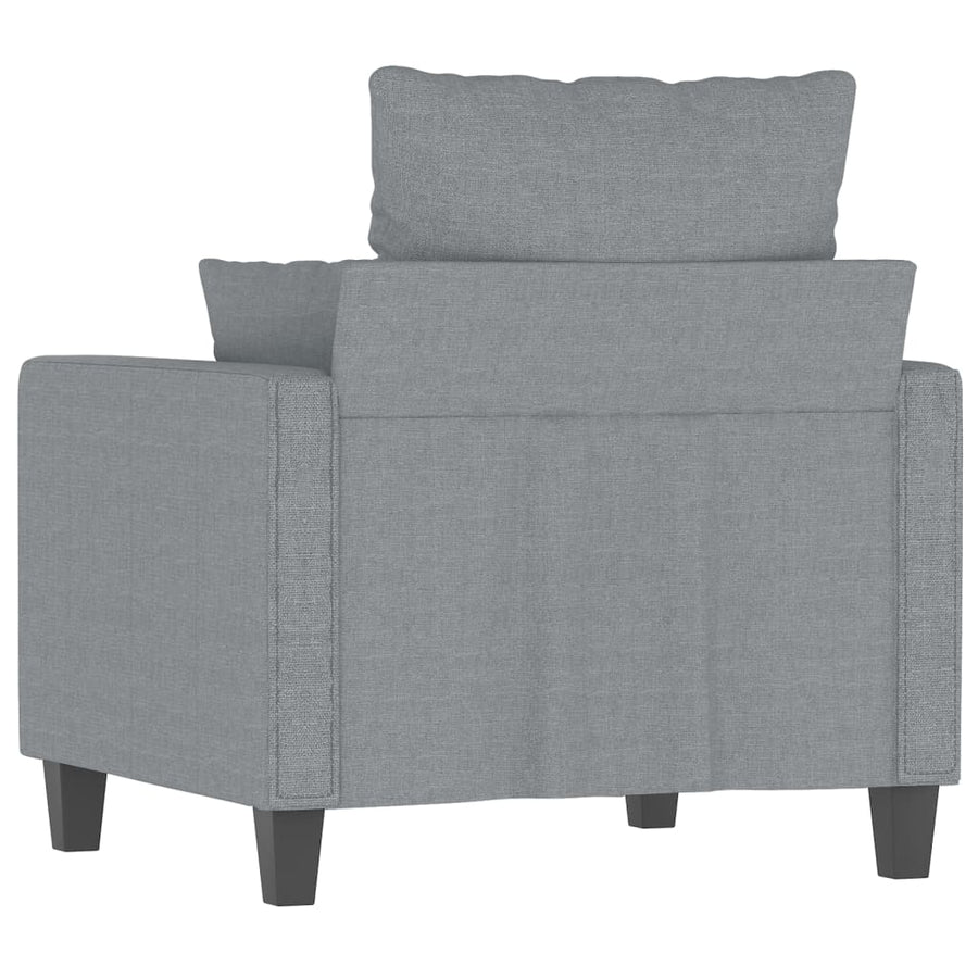 Fauteuil Stof 60 cm Lichtgrijs
