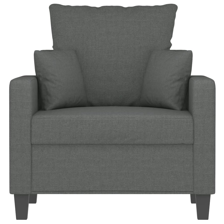 Fauteuil Stof 60 cm Donkergrijs