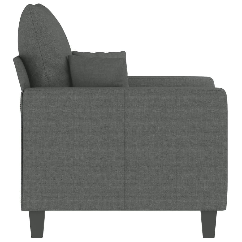 Fauteuil Stof 60 cm Donkergrijs