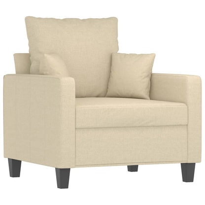 Fauteuil Stof Kleurig 60 cm Crème