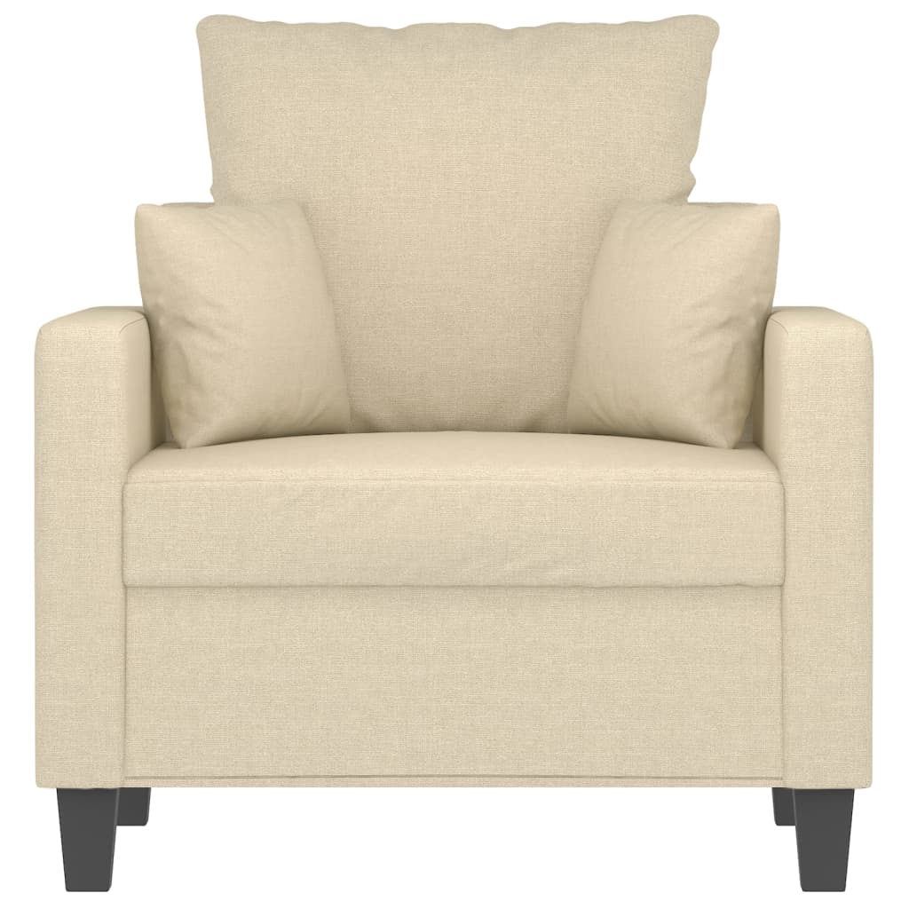 Fauteuil Stof Kleurig 60 cm Crème