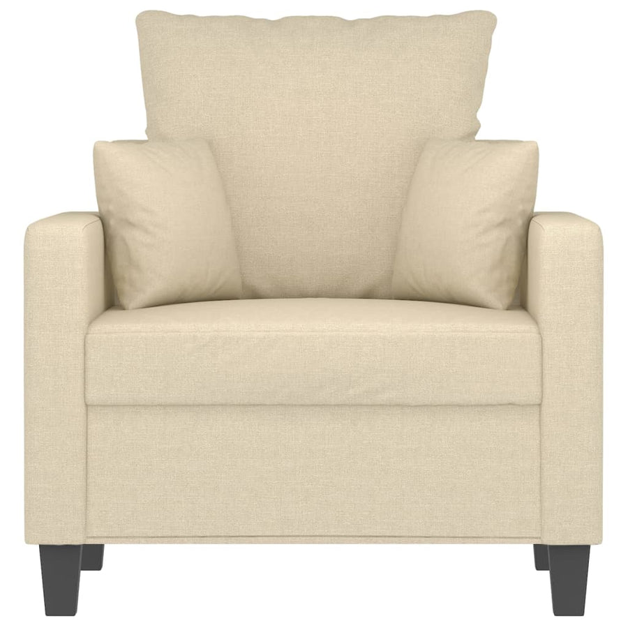 Fauteuil Stof Kleurig 60 cm Crème