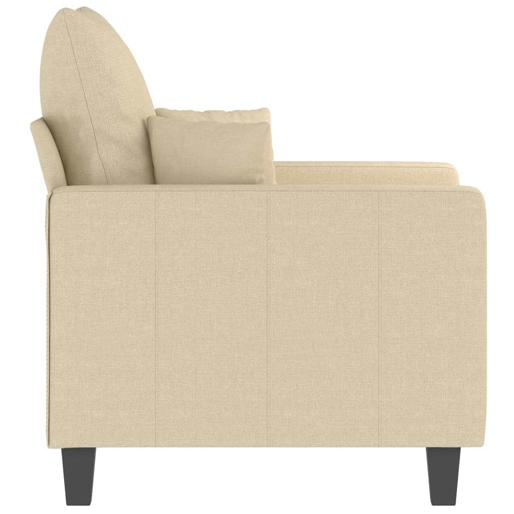Fauteuil Stof Kleurig 60 cm Crème