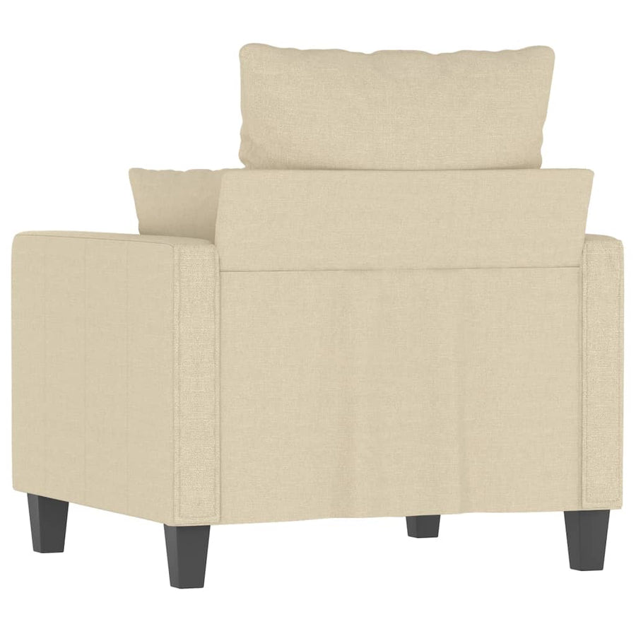 Fauteuil Stof Kleurig 60 cm Crème
