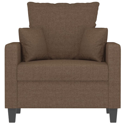 Fauteuil Stof 60 cm Bruin