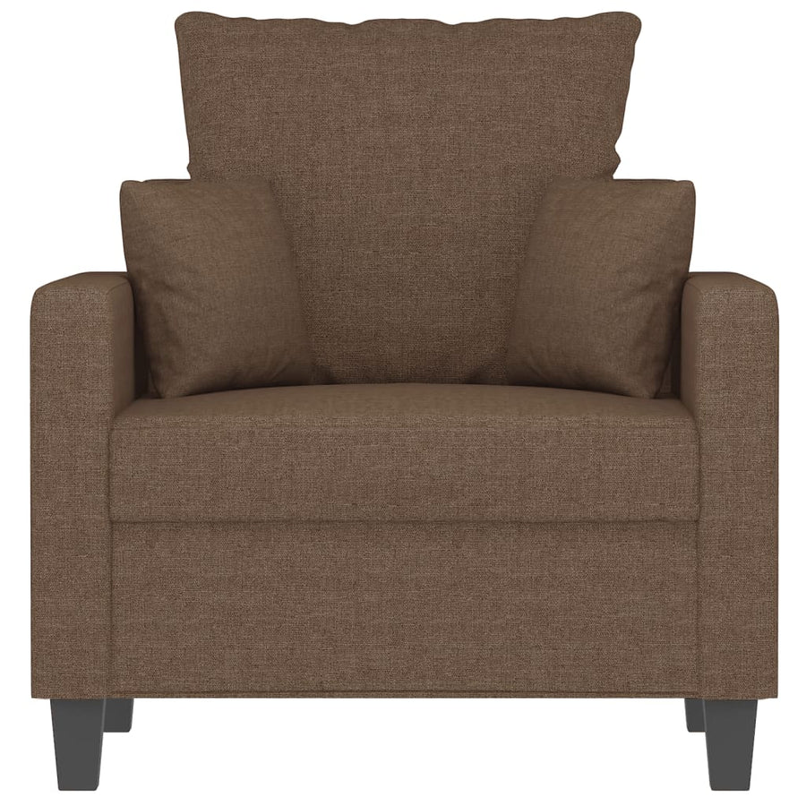 Fauteuil Stof 60 cm Bruin