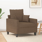 Fauteuil Stof 60 cm Bruin