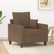 Fauteuil 60 cm stof bruin 78x77x80 cm