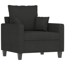 Fauteuil Stof 60 cm Zwart