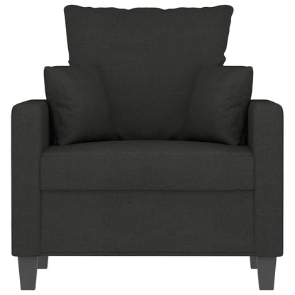 Fauteuil Stof 60 cm Zwart