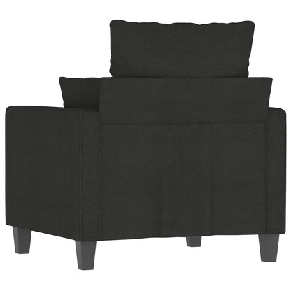 Fauteuil Stof 60 cm Zwart