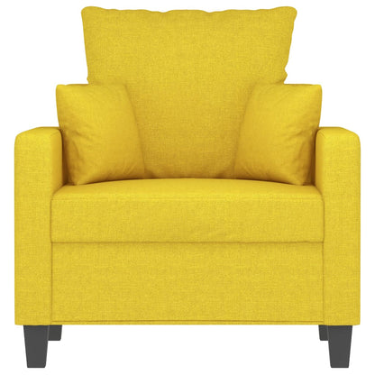 Fauteuil Stof 60 cm Lichtgeel