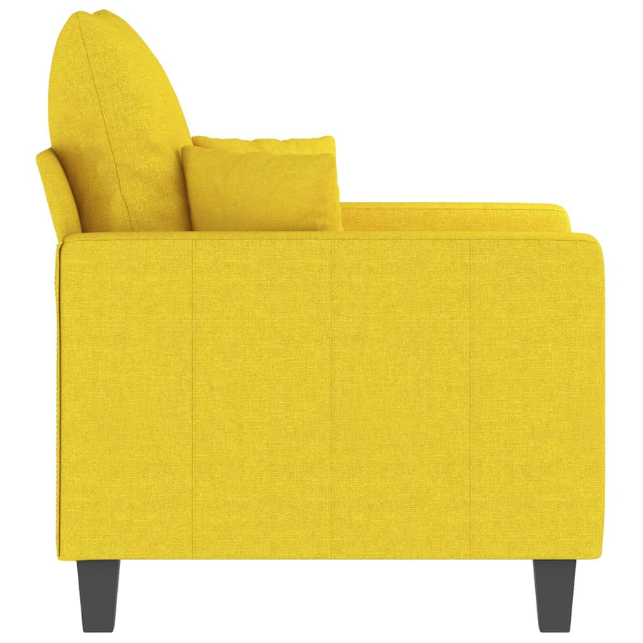 Fauteuil Stof 60 cm Lichtgeel