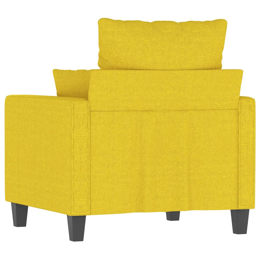 Fauteuil Stof 60 cm Lichtgeel