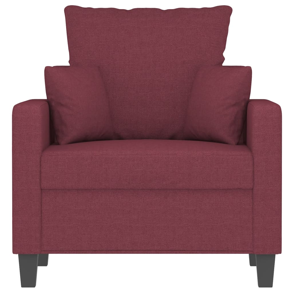 Fauteuil Stof 60 cm Wijnrood
