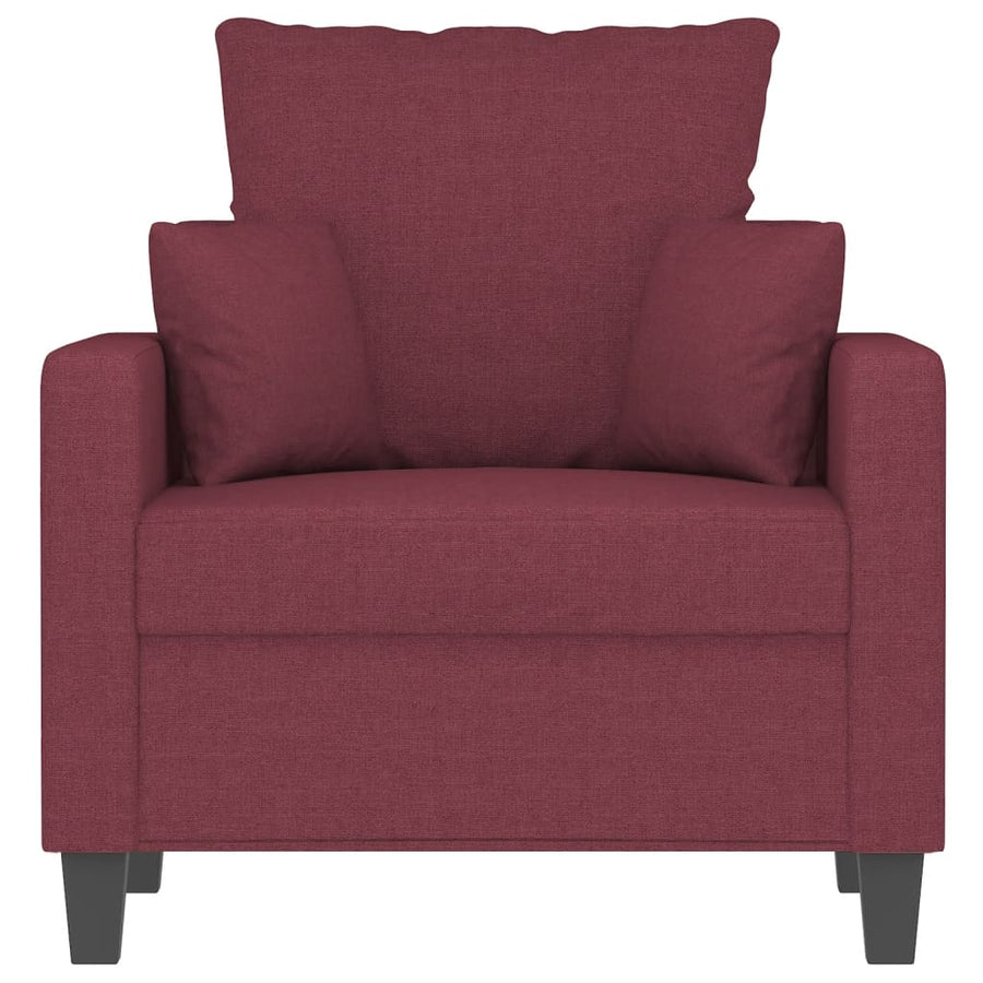 Fauteuil Stof 60 cm Wijnrood