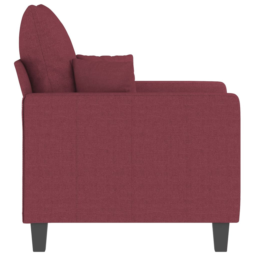 Fauteuil Stof 60 cm Wijnrood