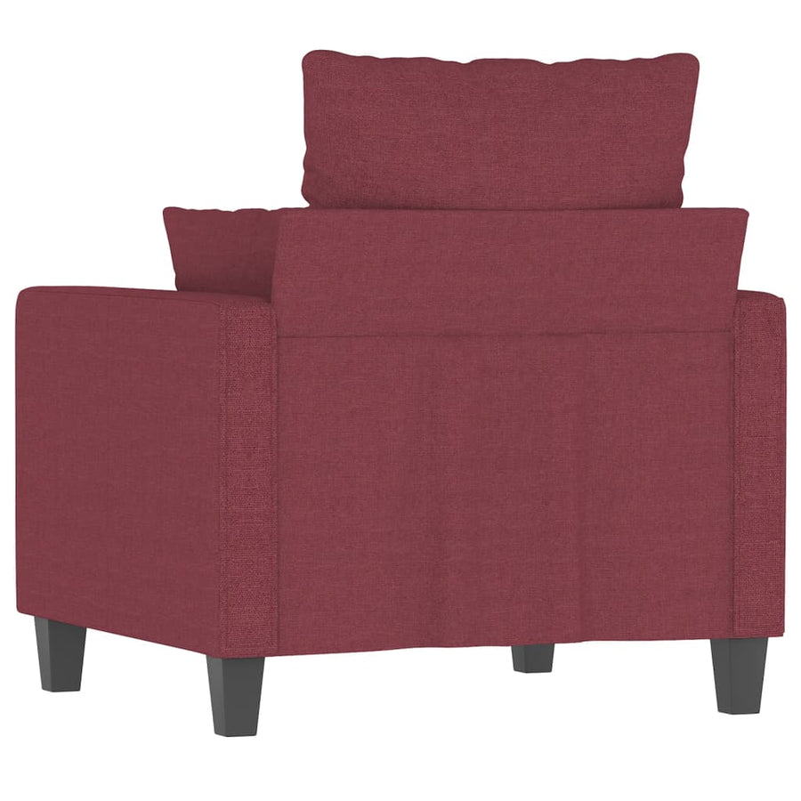 Fauteuil Stof 60 cm Wijnrood