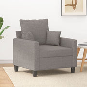Fauteuil 60 cm stof taupe 78x77x80 cm