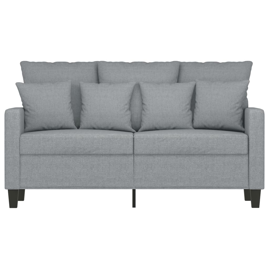 Tweezitsbank Stof 120 cm Lichtgrijs