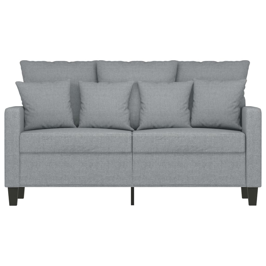 Tweezitsbank Stof 120 cm Lichtgrijs