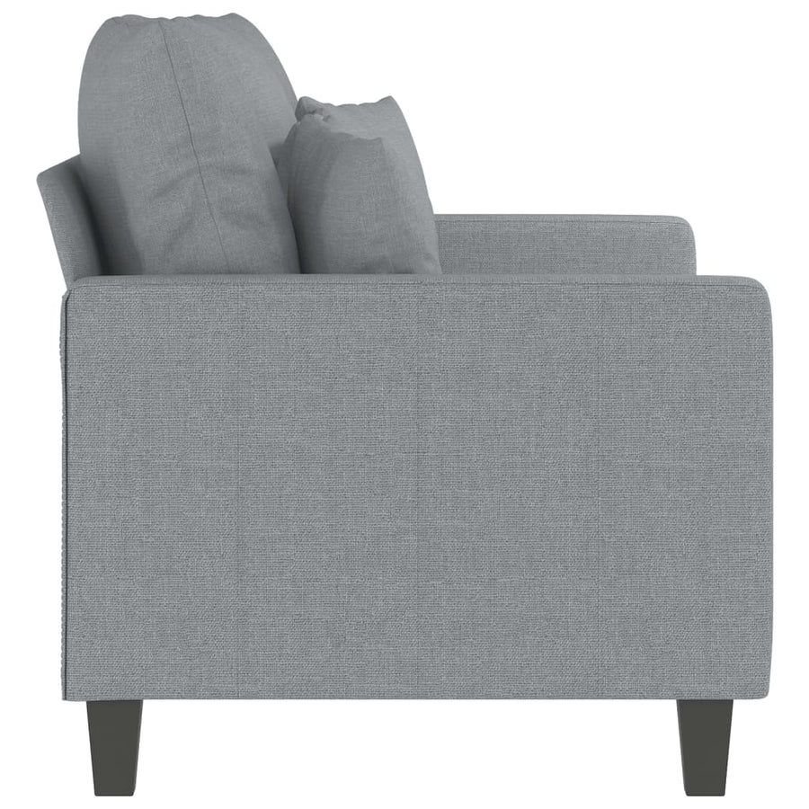 Tweezitsbank Stof 120 cm Lichtgrijs