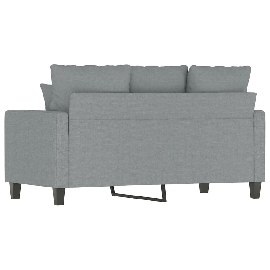 Tweezitsbank Stof 120 cm Lichtgrijs