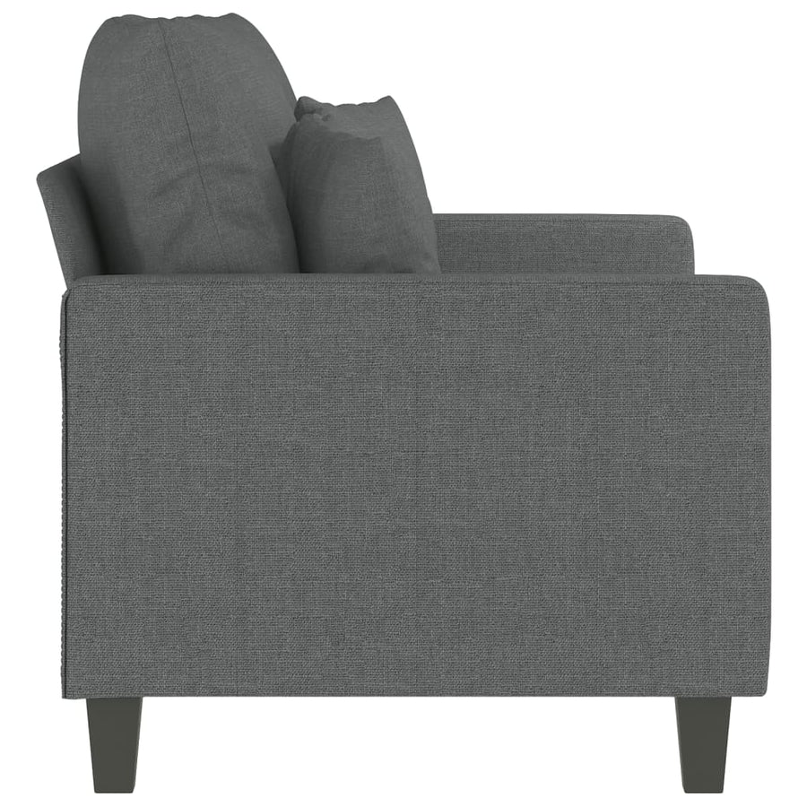 Tweezitsbank Stof 120 cm Donkergrijs