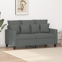 Tweezitsbank Stof 120 cm Donkergrijs