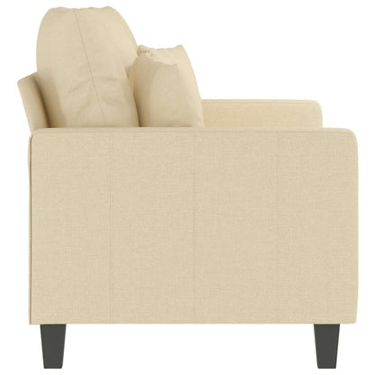 Tweezitsbank Stof Kleurig 120 cm Crème