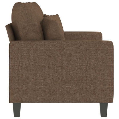Tweezitsbank 120 Cm Stof 138 cm Bruin