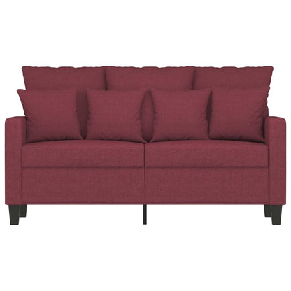 Tweezitsbank Stof 120 cm Wijnrood