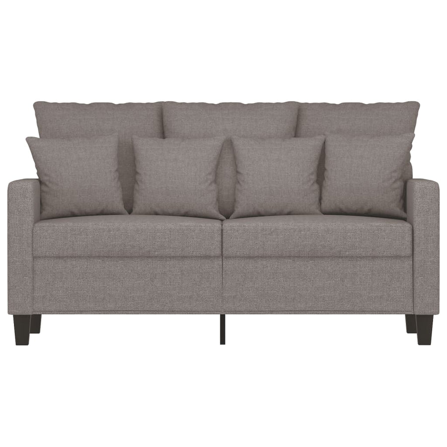 Tweezitsbank 120 Cm Stof Taupe