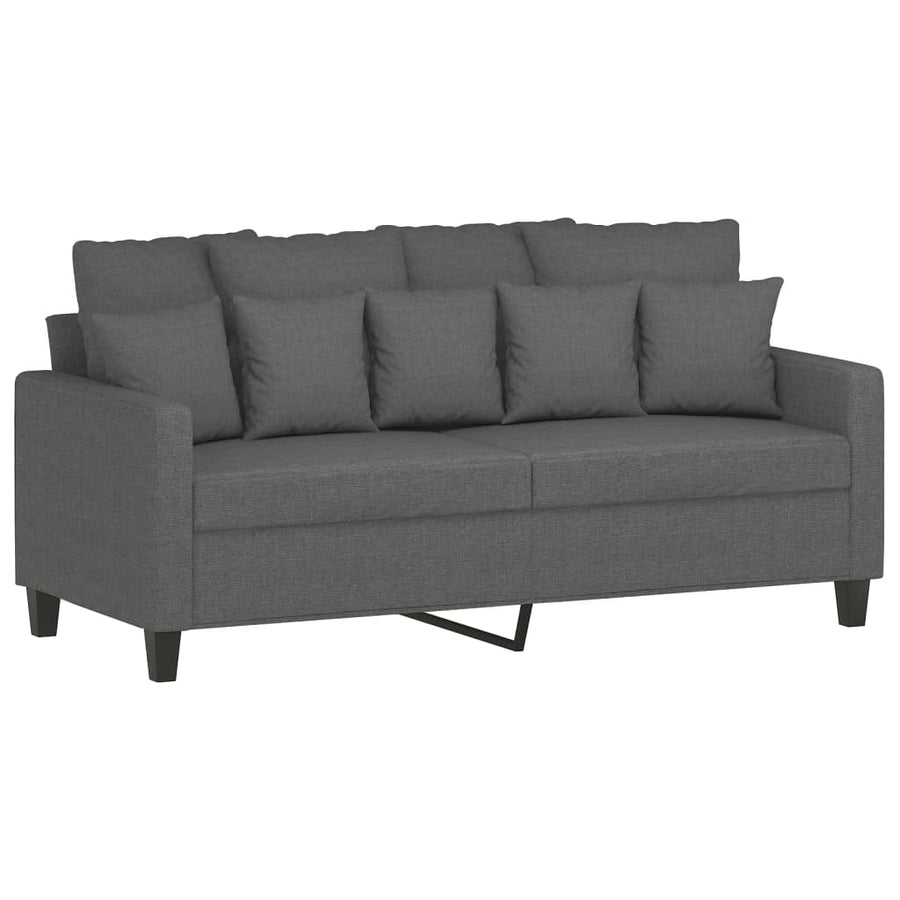 Tweezitsbank Stof 140 cm Donkergrijs