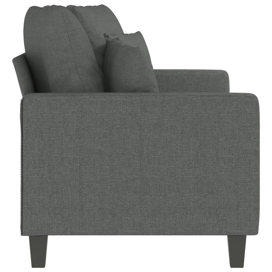 Tweezitsbank Stof 140 cm Donkergrijs