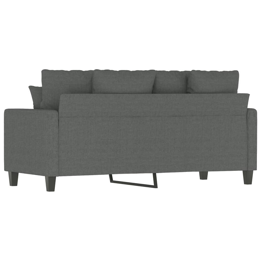 Tweezitsbank Stof 140 cm Donkergrijs