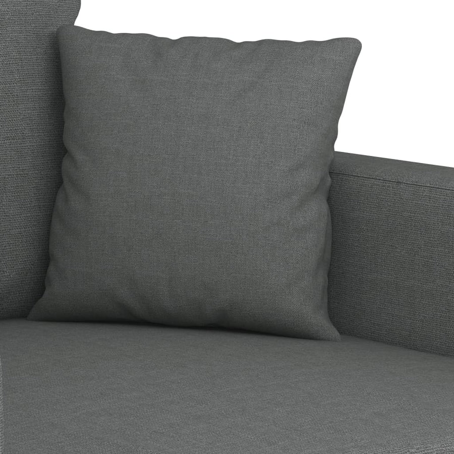Tweezitsbank Stof 140 cm Donkergrijs